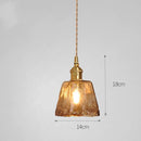 Axyaa Nordic Purple Glass LED Pendant Light - Modern Hanging Lamp for Home and Hospitality
