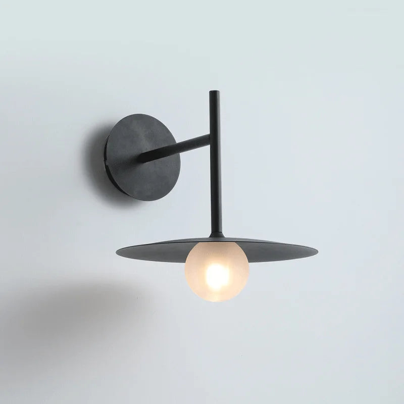Axyaa Nordic Modern Flying Saucer Wall Lamp for Staircase, Aisle, Bedroom, Sconces