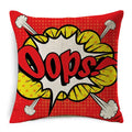 Axyaa POP Art Pineapple Throw Pillow Cover - Modern Decorative Cushion