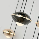Axyaa LOFT Staircase Pendant Lights | Aluminum Ball Droplight for Restaurant Bar Décor