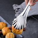 Axyaa Stainless Steel Kitchen Tongs Steak Clamp Long Handle Cooking Utensil