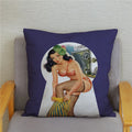 Axyaa European Sexy Women Polyester Cushion Cover 45x45cm - Chic Home Decor