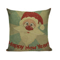 Axyaa Christmas Birthday Cushion Cover 45X45cm - Bedroom Sofa Decor Cojines