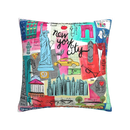 Axyaa Nordic Linen Graffiti Cushion Cover for Sofa Decoration