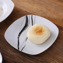 Axyaa 30/60-Piece Porcelain Ceramic Dinner Set with Cups Saucers Plates - Elegant Collection