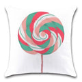 Axyaa Lollipop Candy Printed Cushion Cover 45X45CM for Chair Sofa Decoration