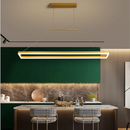 Axyaa Gold Aluminum LED Chandelier: Nordic Style Design for Indoor Spaces