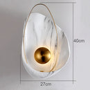 Axyaa Shell Wall Lamp - Nordic Light Luxury Design for Living Room & Bedroom