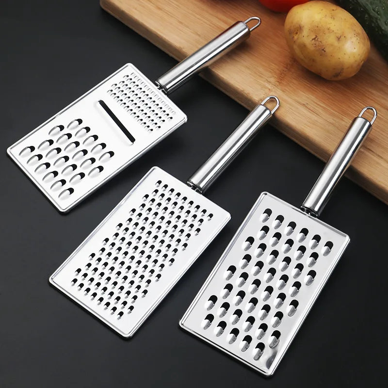 Axyaa Stainless Steel Grater Peeler Slicer Crusher Kitchen Gadget