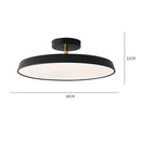 Axyaa Nordic LED Ceiling Light | Modern Round Aluminum Designer Lamp