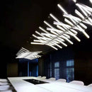 Axyaa LED Chandelier: Modern Art Pendant Lamps for Living Room, Dining Room, Office & Bar