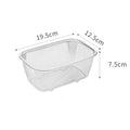 Axyaa Stainless Steel Square Mesh Strainer Colander Flour Sieve Utensil