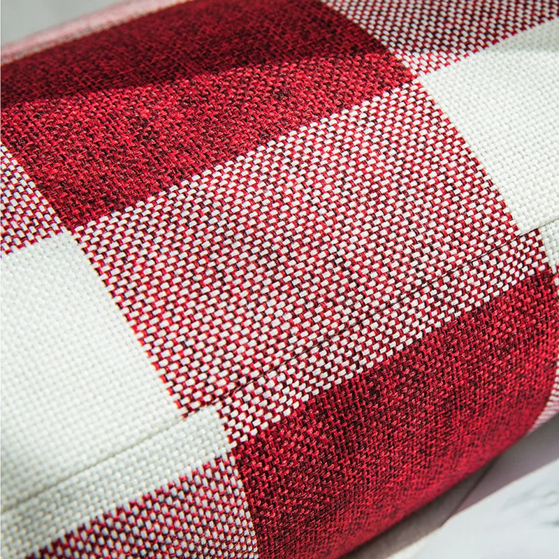 Axyaa Plaid Geometric Stripe Cushion Cover for Home Decor & Sofa Bed