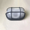 Axyaa Outdoor Bulkhead Wall Lantern Black Wall Sconce for Exterior Security.