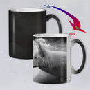 Axyaa Wolf Color Changing Ceramic Coffee Mug, 11oz