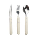 Axyaa Stainless Steel Ivory White Handle Cutlery Set for Home Dining