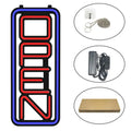 Axyaa Vertical LED Neon Open Sign - Ultra Bright for Store Promotions