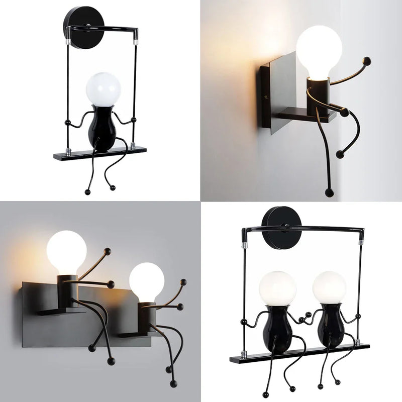 Axyaa Creative LED Indoor Wall Sconce Light for Modern Home Decor.