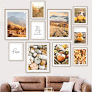 Nordic Maple Leaf Wall Art Print by Axyaa for Modern Living Room Decor