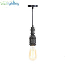Axyaa Vintage Industrial Iron Pipe Pendant Lamp Fixture