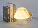 Nordic Glass Desk Lamp by Axyaa: Colorful LED Table Light for Bedroom