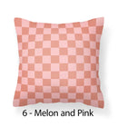 Axyaa Checkerboard Velvet Cushion Covers - 18x18 Nordic Decorative Pillows for Home Decor