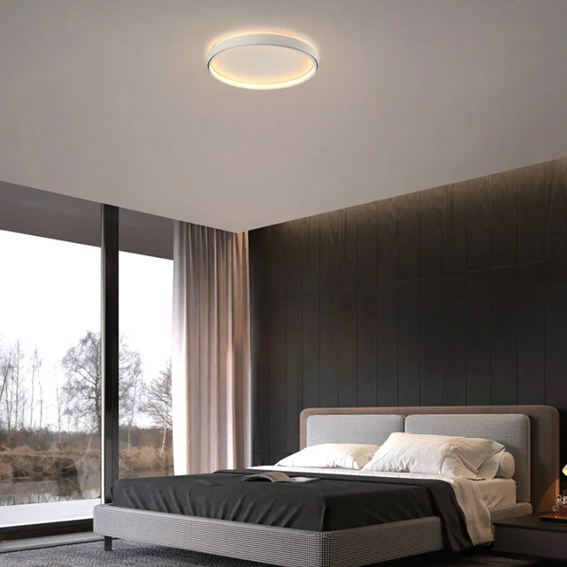 Axyaa 54W Ultra-thin Silicone Lampshades LED Ceiling Light for Modern Living Spaces