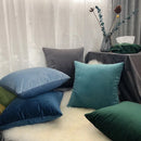 Axyaa Luxury Velvet Beige Cushion Cover for Elegant Home Decor