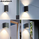 Axyaa LED Waterproof Villa Wall Lamp | Modern Outdoor Semicircular Wall Sconce