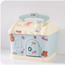 Axyaa Cute Piggy Bank: Big Size Money Box with 3D Sticker - Ideal Savings Gift for Kids & Adults