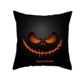 Axyaa Halloween Anime Polyester Cushion Cover Ghost Skull Pumpkin Throw Pillow