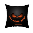 Axyaa Halloween Anime Polyester Cushion Cover Ghost Skull Pumpkin Throw Pillow
