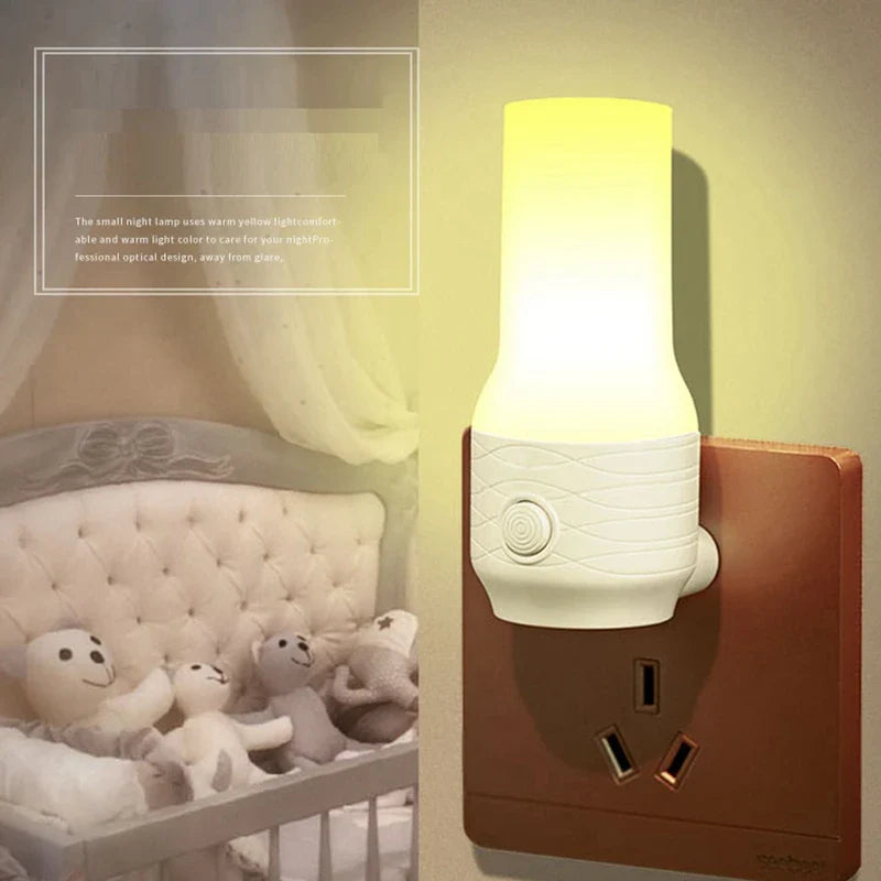 Axya LED Night Light Wall Lamp with Dimming Switch - 2 Color Options