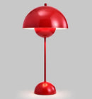 Axyaa Metal Mushroom Table Lamp E27 Blue Yellow Indoor Home Light
