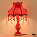 Axya Nordic Retro Red Table Lamp for Modern Home LED Lighting
