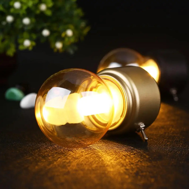 Axyaa Retro Bulb Night Light - USB Desktop Lamp for Bedroom and Office