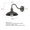 Axyaa Vintage Loft Outdoor Lights for Balcony Terrace Courtyard Garden