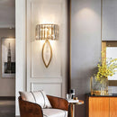 Axyaa Crystal Lamp: Postmodern Light Luxury for Living Room, Bedroom, Study, Aisle
