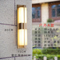 Axyaa Outdoor IP65 Wall LED Sconce Light in Gold Black for Garden & Porch