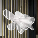 Axyaa Nordic White Chandeliers: Minimalist Italian Design for Bar, Cafe & Home Lighting