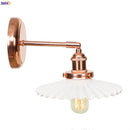 Axyaa White Ceramic LED Wall Sconce Switch Nordic Modern Wall Lamp