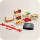 Axyaa 3-Layer Large Capacity Lunch Box for Office Worker and Picnic