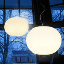 Axyaa White Glass Pendant Lamp for Modern Living Room and Kitchen Decor