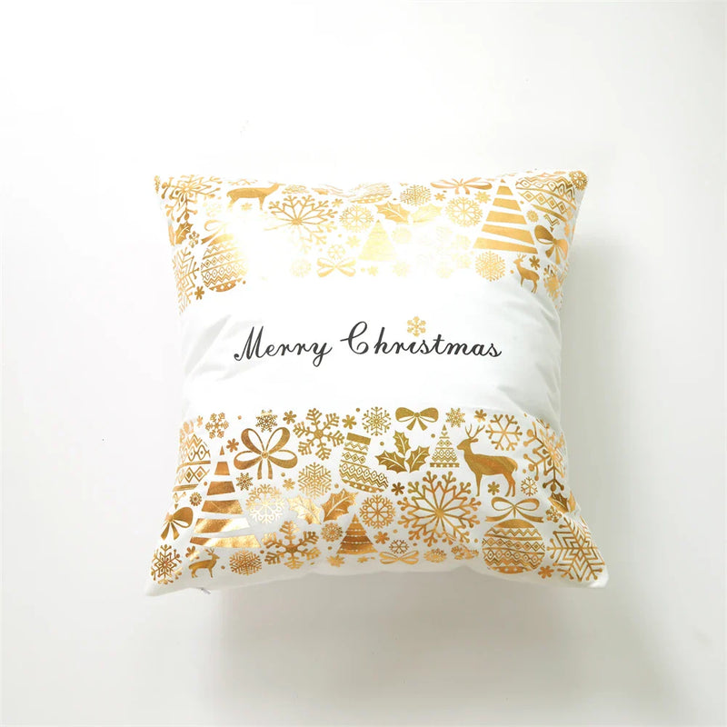 Axyaa Christmas Cushion Cover 18x18 Modern Home Decor Gift