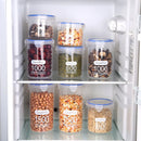 Axyaa Transparent Plastic Grain Jars with Scale, Food Container, Clear Crisper