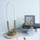 Axyaa LED Bedside Desk Lamp White Silicone Tube Table Light