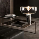 Axyaa Clear Glass LED Table Lamp Gold Plating Nordic Design