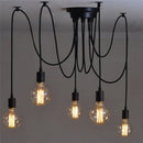Axyaa Spider Chandelier Modern Pendant Lights E27 Industrial Ceiling Fixture