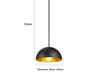 Axyaa Loft Vintage Pendant Lamp Metal Black White Industrial Retro Lighting