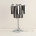 Axyaa Crystal Table Lamps: Modern Living Room Study Desk Decor